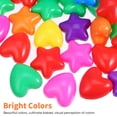 thumbnail image 2 of 100 piezas creativas bolas oceánicas de océano juguetes en forma de estrella bolas de billar coloridas bolas de juego divertidos bolas oceánicas para niños, 2 of 5