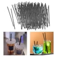 thumbnail image 1 of 500 Uds portátiles desechables pa fiestas de accesorios pa bebidas té de burbujas 21cm Colco Pajitas de beber, 1 of 8