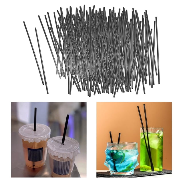 500 Uds portátiles desechables pa fiestas de accesorios pa bebidas té de burbujas 21cm Colco Pajitas de beber