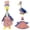 White, variant on RuWeoMaa 4th of July Porch Goose Outfits Independence Day Decorations Clothes Flag 23'' Goose Costume for Lawn Patio Decor