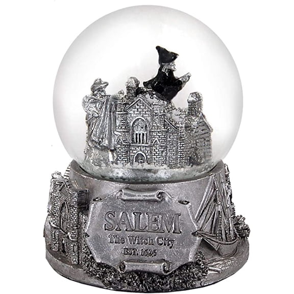 Salem Massachusetts Witch 65 mm Snow Globe