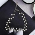 thumbnail image 3 of Gargantilla con cuentas de perlas de imitación ramificadas para mujer de Farfi Fashion, regalo de joyería para fiesta, dorado, perla blanca, 3 of 5