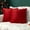 Red, variant on Cterwk 2 Pack Soft Velvet Square Throw Pillow Covers Square Cushion Case for Bed Couch Sofa Bench, 16 x 16 inch