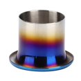 thumbnail image 3 of 3inches Cold Air Intake Funnel System Turbo Horn Stainless Steel Blue, 3 of 3