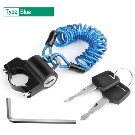 TILIYHELLO Bicycle Helmet Wire Rope Lock Anti-theft Mountain Bike ...