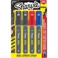thumbnail image 1 of shiyou-® PRO Permanent Markers, Fine Point, Black/Gray Barrel, Assorted Ink Colors, Pack Of 4, 1 of 4