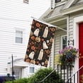 thumbnail image 3 of Halloween House Flags, Halloween Ghost Pumpkin Pattern Halloween Decor Double Sided Outdoor Flag with Grommet, Decorative Flags for Garden YardHalloween Decorations, Porch Flag 3x5FT, 3 of 6