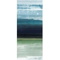 thumbnail image 2 of Alvarez, Cynthia 10x18 White Modern Wood Framed Museum Art Print Titled - Trio Blues C, 2 of 4