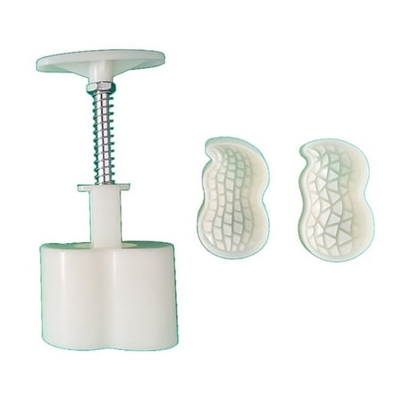 

Plastic Mooncake Molds Persimmon/Peanut Shaped 3D Mooncake Moulds for Kitchen