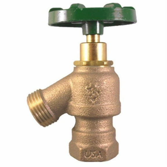 Arrowhead Brass & Plumbing 925LF 0.5 x 0.75 in. Female Pipe Thread- Red Brass- Garden Valve