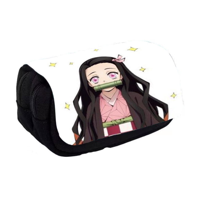 Estuche para lápices Demons Slayers Kamado Nezuko Cartoon Anime