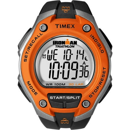 Timex Men's Ironman Classic 30 Oversized Watch, Black Resin Strap