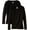Black, variant on Duofold Thermals Mid-Weight Womens Long Sleeve Crew (Pack of 2) 2 Black