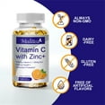 Mulittea Vitamin C 1000mg and Zinc 20mg for Immune Support, Powerful