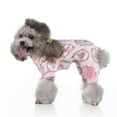 thumbnail image 3 of kladzum Warm Dog Winter Clothes, New Style Pet Printing Pattern Warm Fall Fall and Winter Clothes Four-Legged Sweater Dog Winter Coat, 3 of 9