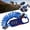Blue, variant on Portable Helmet Lock with 43" Retractable Cable - 3-Digit Combination Anti-Theft Lock for Motorcycle, Bicycle & Luggage - Heavy Duty Steel Wire Rope - 1 Pack