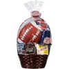 Wondertreats Touchdown! with Football, Tee, and Assorted Candies Easter Basket