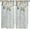 Steelblue, variant on Vintage Blue Christmas Kitchen Curtains 84 Inch Length, Farmhouse Curtains & Drapes, Xmas Balls Snowflake Rod Pocket Window Curtains for Living Room/Bedroom/Bathroom, 52" x 84", 2 Panels