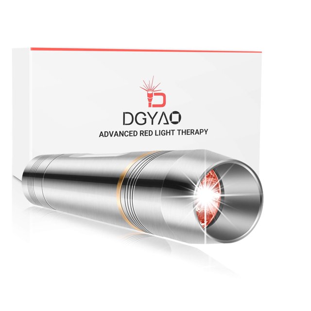 DGYAO 660nm Red Light Therapy Device Led Portable Handheld Rechargeable Torch for Joint & Muscle Pain Relief