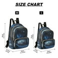 thumbnail image 2 of FORMRS Mini Backpack Purse for Women Quilted Travel Daypack Casual Shoulder Bag, Window Earth, 2 of 7
