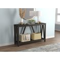 thumbnail image 1 of Entryway Console Sofa Couch Accent Table-52inch Dark Grey with 1 Shelf for Living Room, 1 of 4