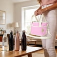 thumbnail image 5 of Win s Way Water Bottle Carrier with Strap Family Size 4 Compartment Drink Holder Bag Multi Cup Drink Tote Hands Free Spill Proof Durable with Pocket Practical Gift for Family, 5 of 5