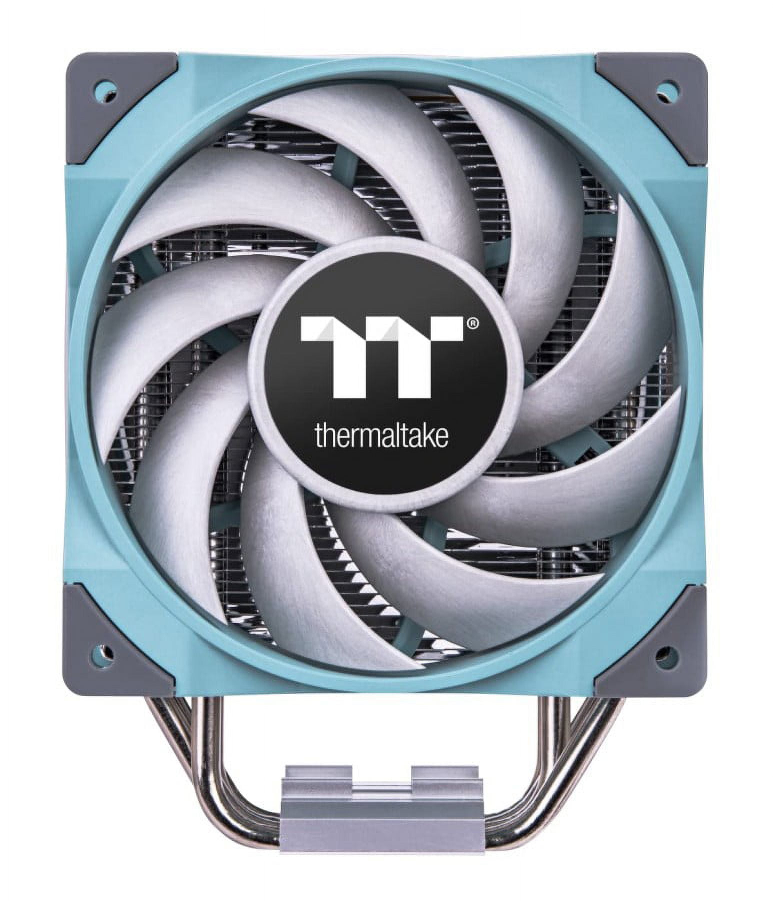 Thermaltake TOUGHAIR 510 CPU Cooler Intel/AMD Socket Dual 120mm 2000RPM Case Fan - Turquoise - 120mm