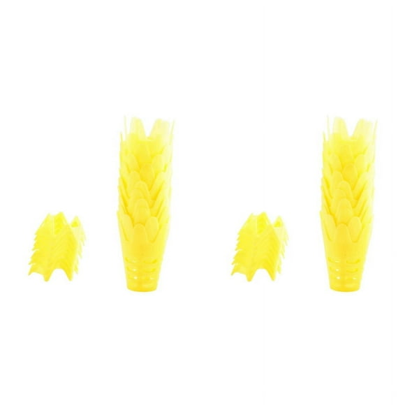 Golf Mat Tees Yellow Plastic Golf Simulator Tees for Winter Turf and Driving Range Home Training Golf Tees 36Pcs
