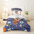 thumbnail image 2 of Erosebridal Ice Hockey Stick Twin Bedding,Boys Ball Games Rugby Sport Duvet Cover Set For Kids Teens,Reversible 2pcs,No Comforter, 2 of 6