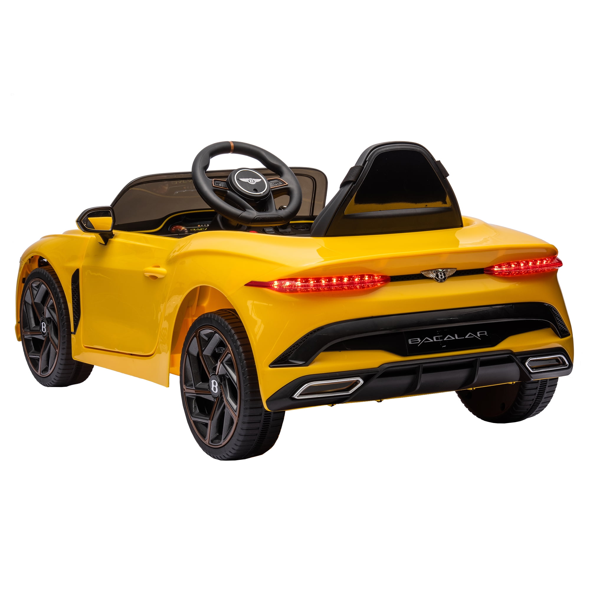 Resenkos Yellow Kids Ride On Car 12V Electric Vehicle Ride on Toys with Parental Remote Resenkos Yellow Kids Ride On Car 12V Electric Vehicle Ride on Toys with Parental Remote