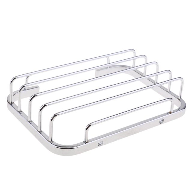 Bandeja de Ventosa para Jabón de Puerta Soporte Cocina Caja Estante Acero Inoxidable kusrkot Soporte de jabón de acero inoxidable