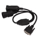 thumbnail image 4 of VOBOR Cable Adaptador De Diagnóstico - 457 6114 9Pin 6Pin ABS Cable Conector De Diagnóstico De Goma Resistente Anti Grietas Apto para ET3 317 7485, 4 of 5