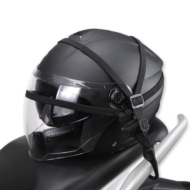 Cuerda elástica para casco de motocicleta, correa de cuerda elástica para casco Cuerda para casco de motocicleta Correa de cuerda elástica para casco Solución innovadora