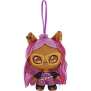 Monster High 4-Inch Mini Plush Clawdeen Wolf Doll with Attachable Ribbon