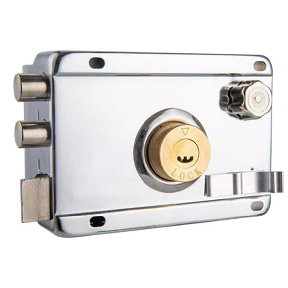 1set Exterior Iron Door Locks Security Anti-Theft Lock Multiple Insurance Lock Wood Gate Lock Indoor Dormitory Hardware