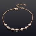 thumbnail image 3 of Visland Women Rhinestone Charms Anklet Foot Chain Bracelet Beach Jewelry Gift, 3 of 8