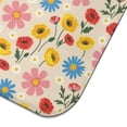 thumbnail image 5 of Pioneer Flower Floral Print Pattern Kitchen Dish Drying Mat 1 Pack, Ultra Absorbent Microfiber Drainer Mat, 16"x18", 5 of 6