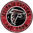 thumbnail image 3 of Detroit Lions 23.5" Distressed Round Sign, 3 of 7