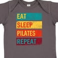 thumbnail image 4 of Inktastic Fitness Eat Sleep Pilates Repeat Boys or Girls Baby Bodysuit, 4 of 5