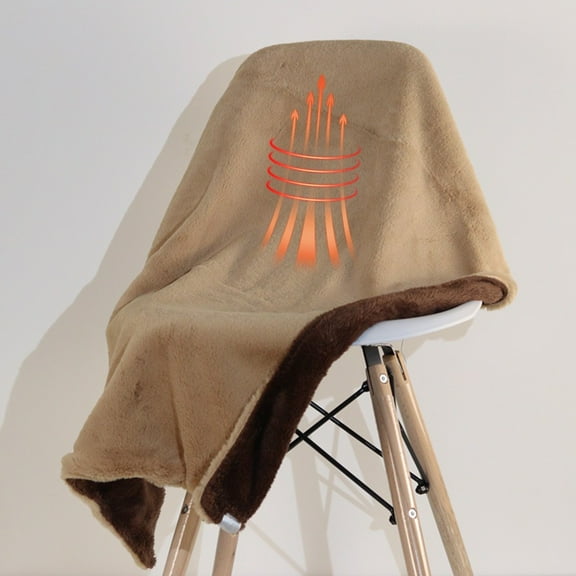 Office Nap Heating Blanket, Soft Warm Lap Blanket For Legs, Feet, And Knees, Winter Electric Blanket With Fast Heating For Work Or Home