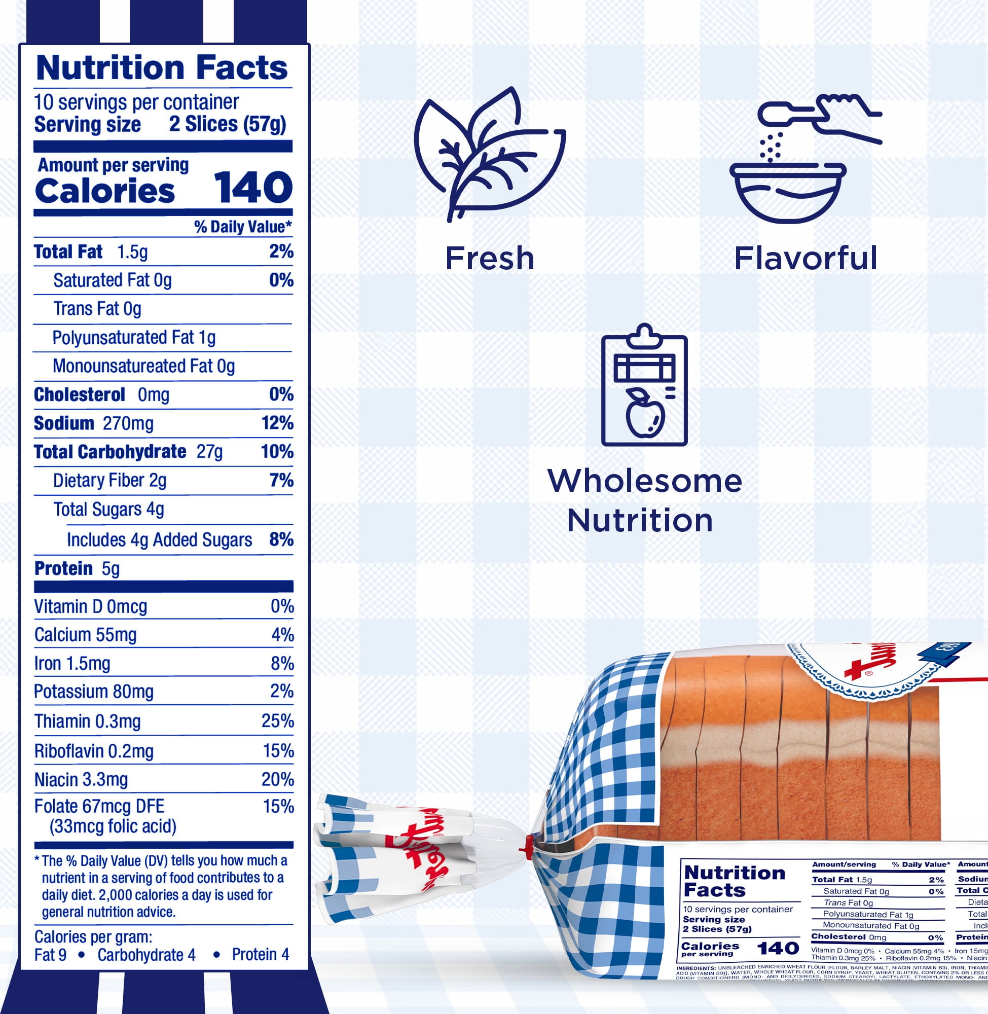 Butternut Whole Grain White Bread, 20 oz