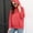 #7-Red, variant on Oversized Hoodies for Women Side Split Tunic Sweatshirt Solid Color Hooded Sweatshirt Loungewear with Kangaroo Pocket on Womens Sweatshirt