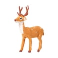 thumbnail image 3 of Figura de reno navideño, decoración navideña, recuerdos decorativos en miniatura 16 cm, 3 of 9