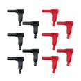 thumbnail image 2 of 10 Uds. Banana de de ángulo Conector de 90 degree Adaptador de en apariencia de L de , color rojo negro shamjiam Conector tipo banana en ángulo recto, 2 of 8