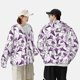 thumbnail image 4 of Fotbe Violets Flowers Chaqueta con Protección Solar UPF 50+ para Hombre y Mujer, Camisa con Capucha y Bolsillos-X-Large, 4 of 7