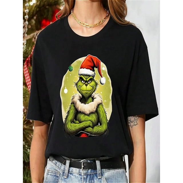 Daily Essential T-Shirts, Casual Women's Top, Round-Neck Short Sleeve Shirt, Fashionable Base Layer