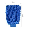 thumbnail image 5 of Dbuoem 1 Pair Chenille Microfiber Car Wash Mitt Scratch Lint Free Double-sided Cleaning Thickened Car Wash Gloves, 5 of 10