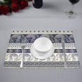thumbnail image 2 of MKHERT Ethnic Elephant with Tribal Mandala Placemats Table Mats for Dining Room Kitchen Table Decoration 12x18 inch,Set of 6, 2 of 4