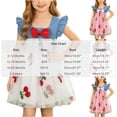 thumbnail image 3 of Babcutegg Charming Denim Skirt Dress With Sweet Cherry Embellishment Breathable Sleeveless Design For Little Girls White Size 2T, 3 of 7