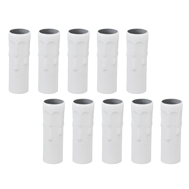Tubo de base de lámpara de vela 10 piezas E14 NikouMX Tubo de metal Portalámparas Manga
